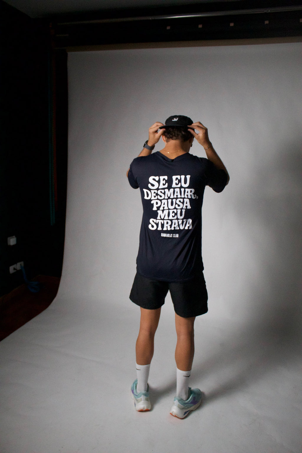 Camiseta Se eu Desmaiar "Black"