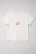 Baby tee Girls Aholic “Off White”